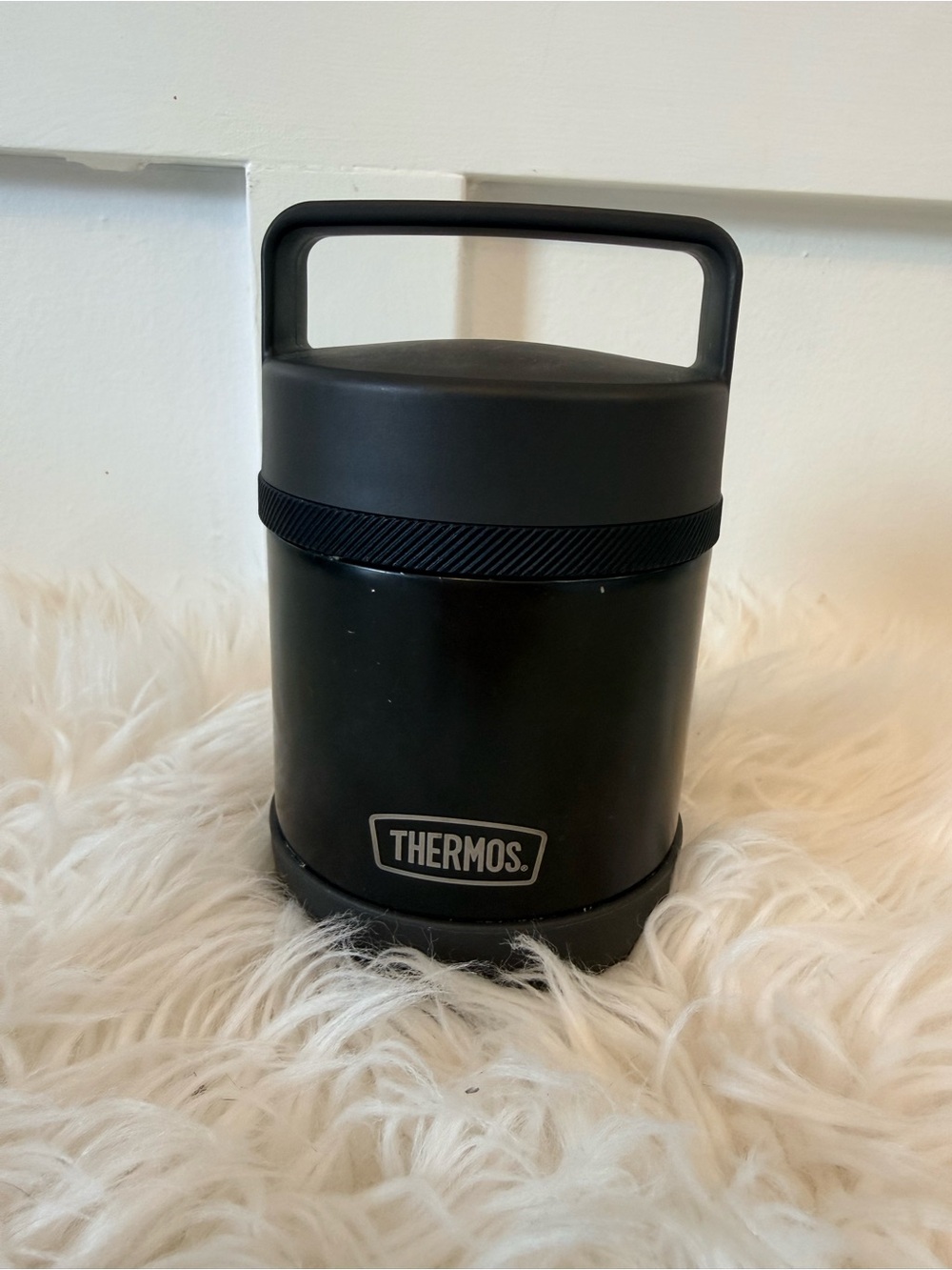 ✨4/$25 • Thermos Black Insulated Food Jar with Handle
